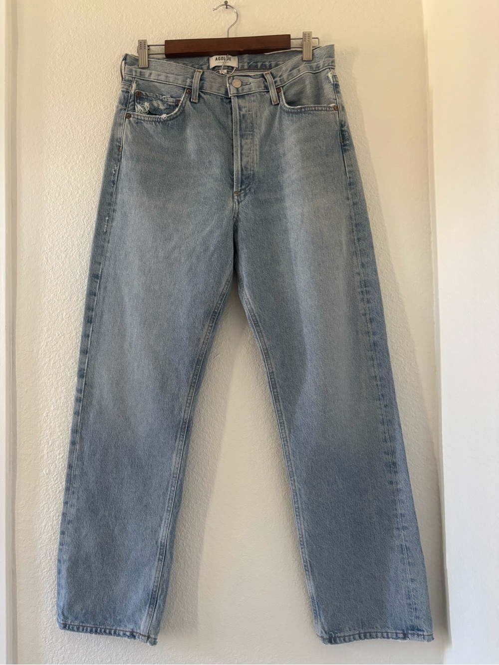 Agolde 90’s High -Rise Jean light wash 27